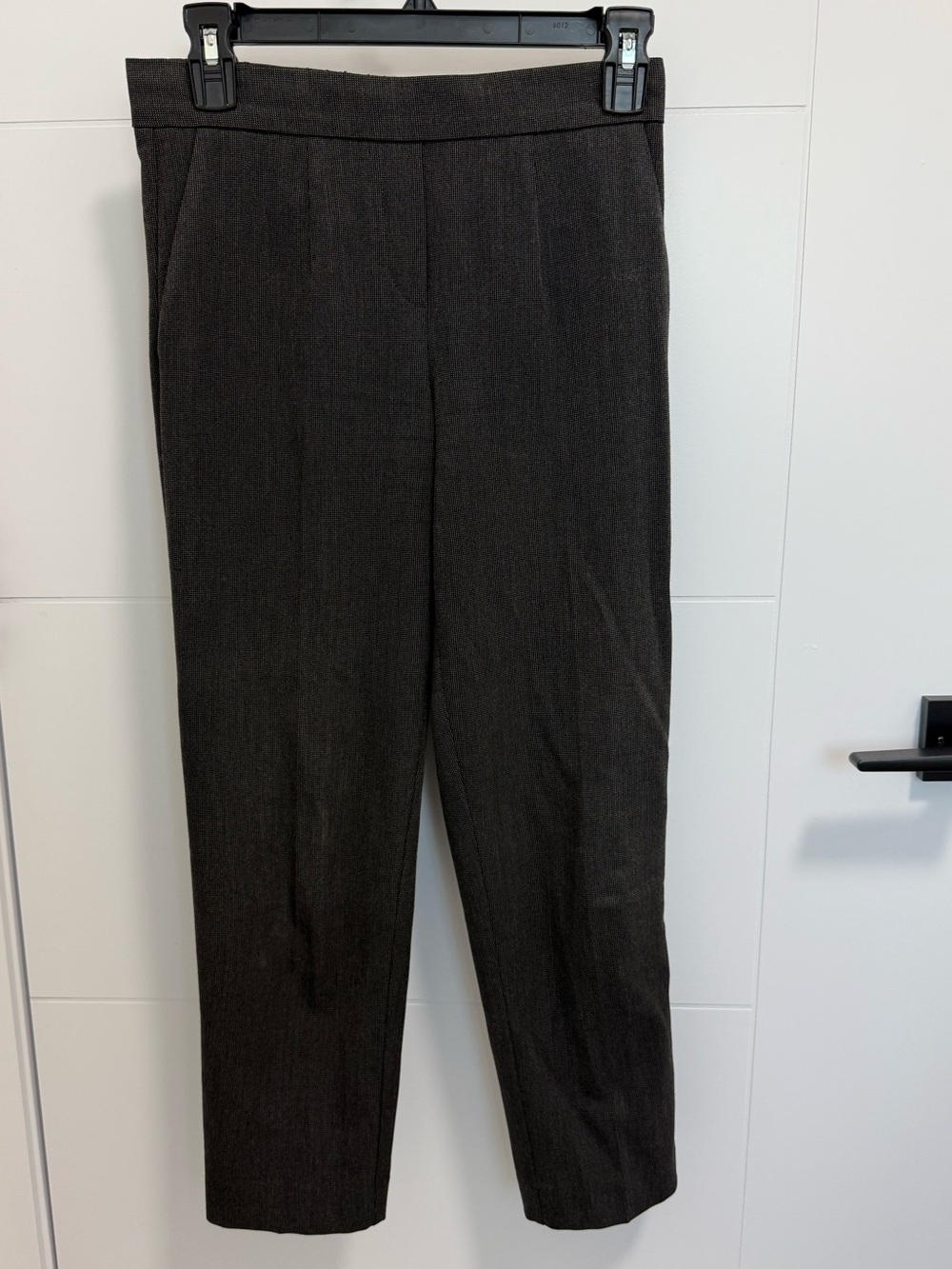 Babaton Straight Leg Dress Pants - Charcoal Gray